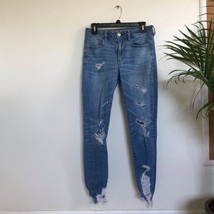 American eagle ripped jeans